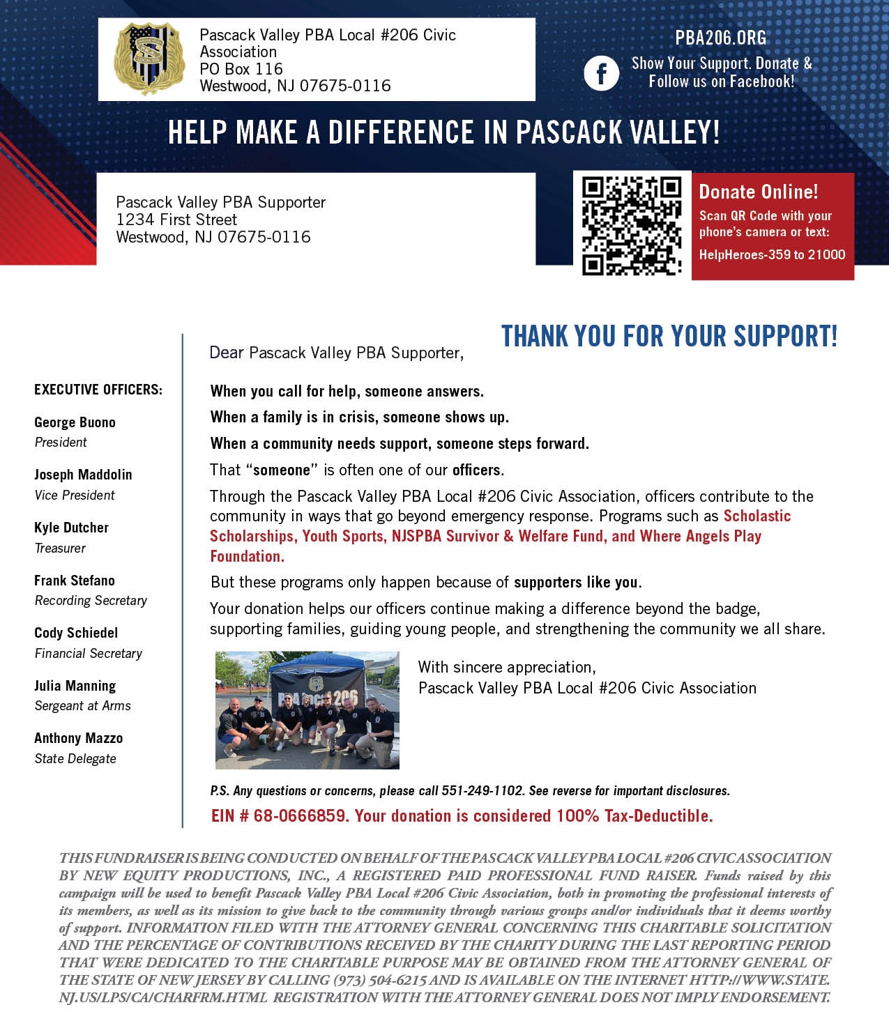 Donation Letter